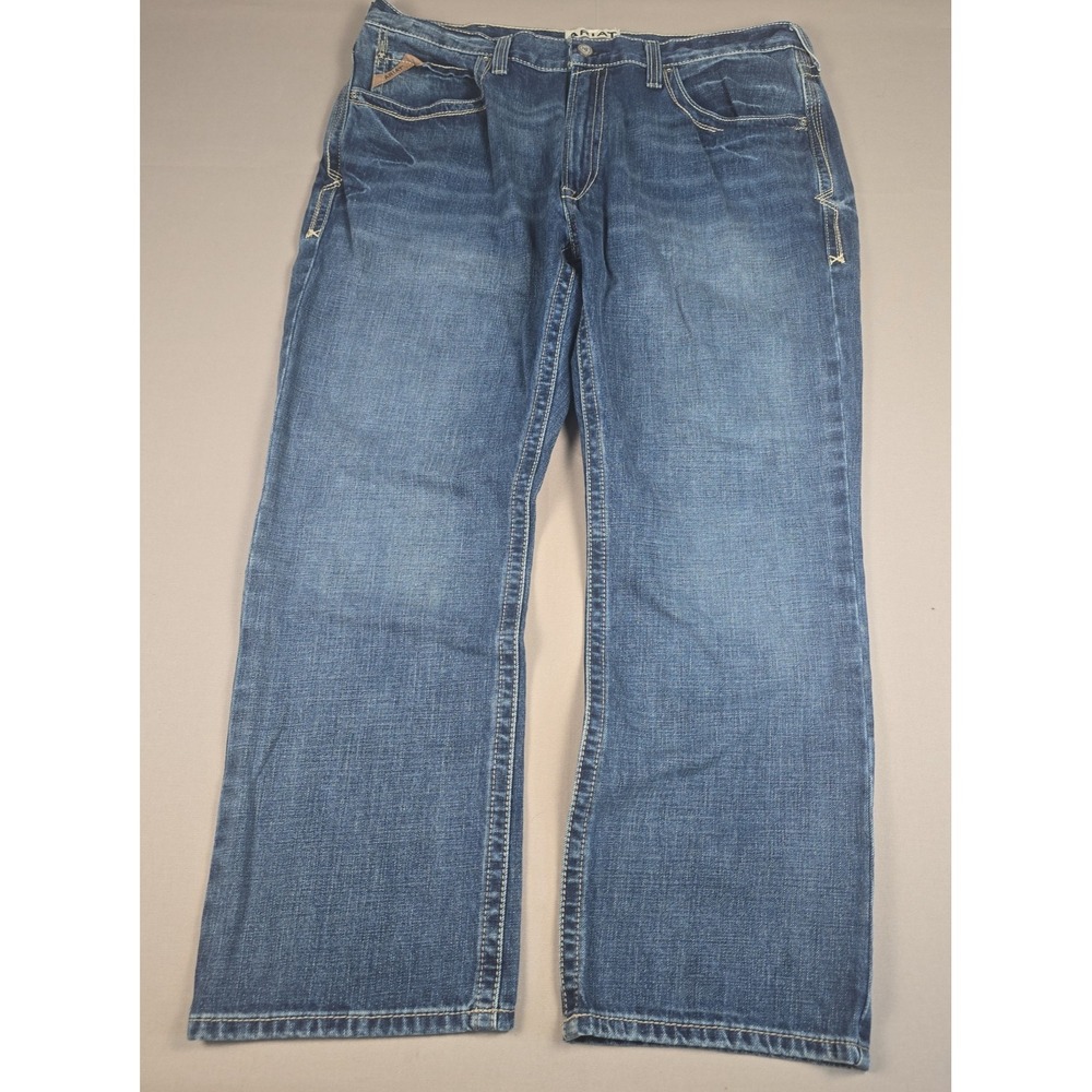 Ariat M4 Relaxed Bootcut Jeans Mens Gulch Medium Wash Western Cowboy Pants 40/30